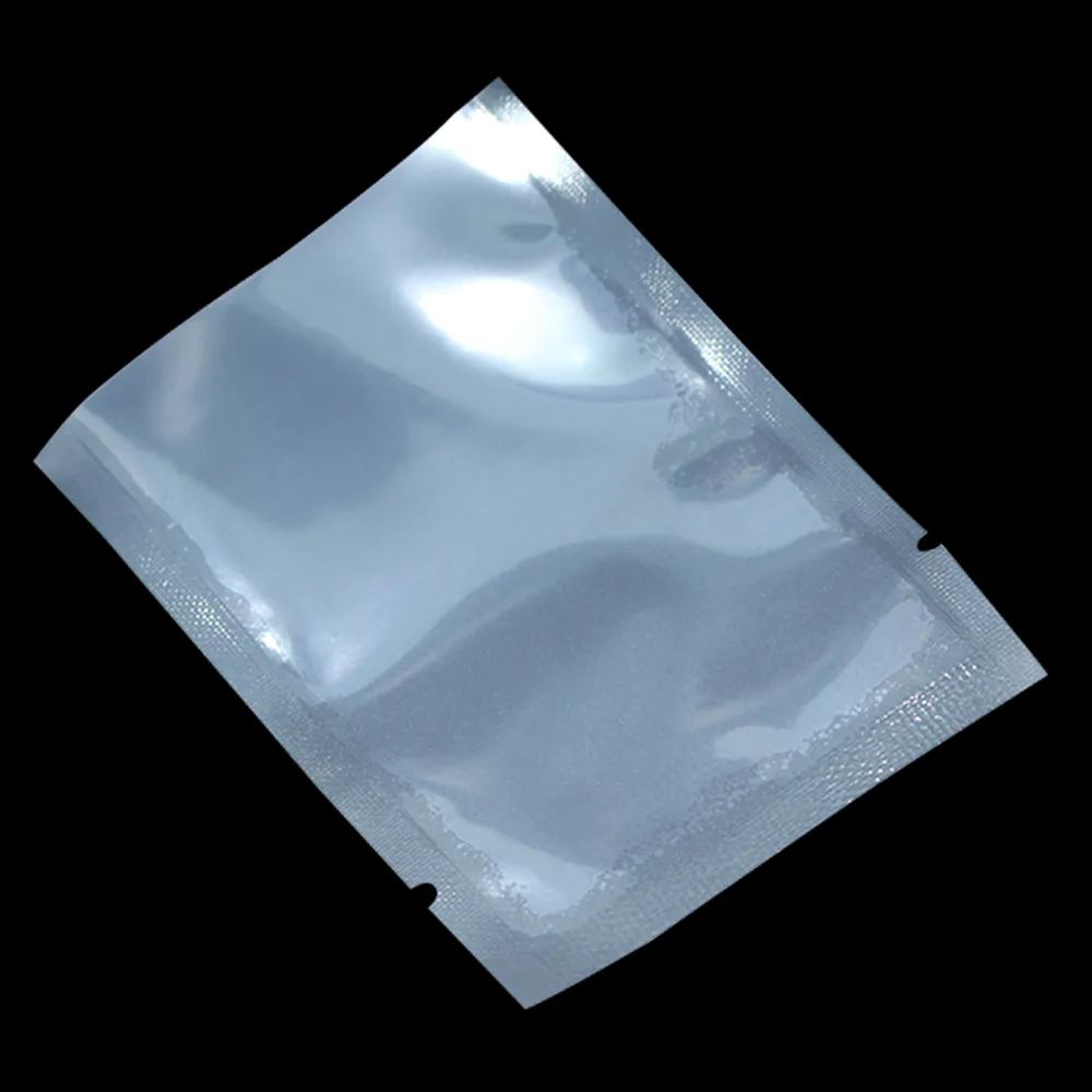 13 Sizes Clear Nylon Open Top Vacuum Plastic Heat Sealing Food Long Term Storage Bags Poly Vacuum Smell Proof Food Pack Pouch